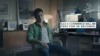 GAS FREE FOR 30 SECONDS