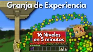 Minecraft Granja de Experiencia  -16 Niveles en 5 Minutos-   *Sin Spawn de Mobs*  |1.16.5|