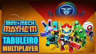 Mini-Mech Mayhem | Gameplay do Novo Jogo de TABULEIRO MULTIPLAYER!
