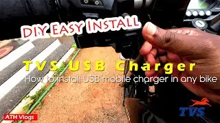 How to Install TVS USB Charger SAFELY on Your Pulsar 150 or any Bike! | ATH Vlogs | @athvlogs4816