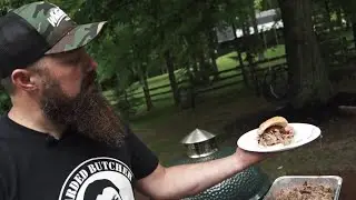 How to Smoke a Pork Butt | Boston Butt on a Big Green Egg Charcoal Grill!