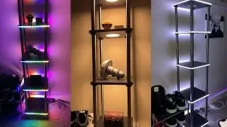 Amazing Looking RGBW 5 Shelf Floor Lamp