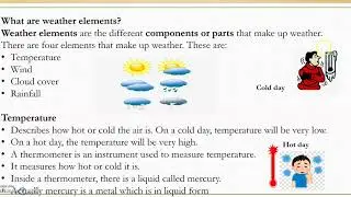 Weather Elements Temperature