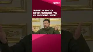 Zelensky On India's Oil Imports From Russia: 