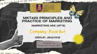 MKT420 PRINCIPLES AND PRACTICE OF MARKETING (MARKETING MIX 4P's)