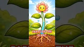 Parts of the plant! #kids #shortsfeed #science #kidsvideo #sciencefacts #viral #education #nature
