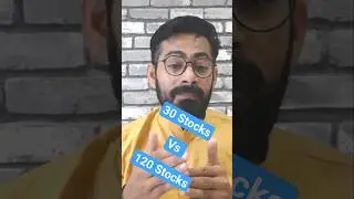 Портфель из 30 акций против портфеля из 120 акций 🤷🤷 #инвестиционнаямантра