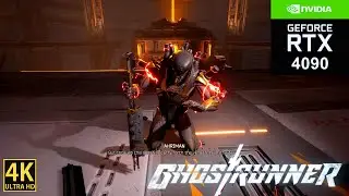 Ghostrunner 2: RTX 4090 + 5800X3D [4K DLSS ON Frame Gen - Max Settings] Benchmark