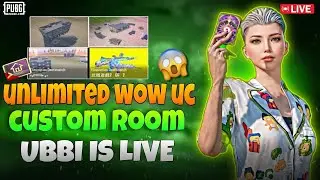 PUBG MOBILE UNLIMITED LIVIK + WOW CUSTOM ROOM | UBBI IS LIVE | #pubg#pubgmobile #live