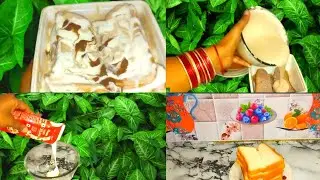 In Just 10 min No Bake Soft & Creamy Bread Cake🍰||No Oven ||Quick & Delicious Dessert||#eid #allah