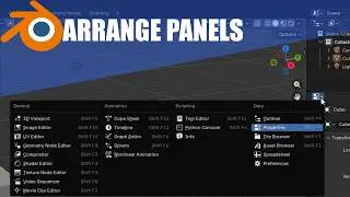 Blender Tutorial for Beginners | How to Arrange Panels Like a Pro