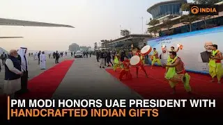 PM Modi Honors UAE President with Handcrafted Indian Gifts & more news | DD India Live | 6 PM IST
