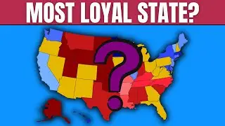 Presidential Party Dominance In Each State Since 1960