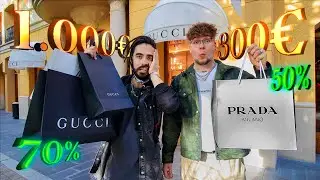 COMPRANDO CON BERTH OH EN UN OUTLET DE LUJO!! +60% de rebajas en GUCCI, PRADA, VERSACE, LACOSTE...