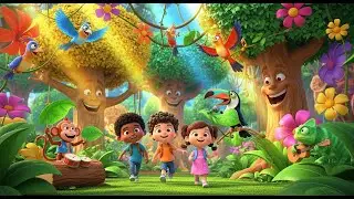 Rainforest Rhythm Counting Song for Kids | Jungle Animal Counting Song, Popular Nursery Rhyme