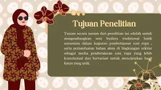 Eksplorasi estetika seni kolase beras merah dan lukisan batik nusantara di MI MIFTAHUL ULUM bragang