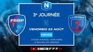 J3 I FBBP01 vs US Concarneau en replay (0-2) I National FFF 2025-2026