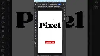 How to create Pixel text easily. #graphicdesign #illustrator #illustratortutorial #texteffect