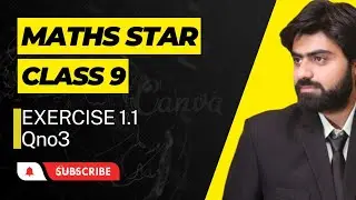Class 9 Maths Exercise 1.1 Qno3 || 9th Class Math Chapter no 1