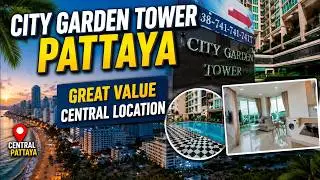 Condo Pattaya, City Garden Tower, Under 15,000 THB a Month #thailand #pattaya #condopattaya