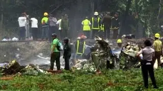 Rescue operation continues on Cuban plane crash site