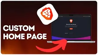How to set up custom home page on Brave?