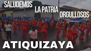 Despidiendo el Mes Cívico en Mi Linda Atiquizaya, AHUACHAPAN, El SALVADOR 2024