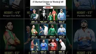 12 Shortest Cricketer in World of All Time.