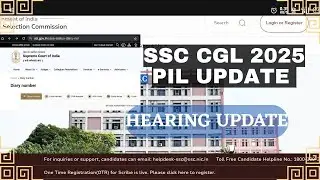 Ssc cgl 2025 supreme court pil court case update hearing cgl exam stay