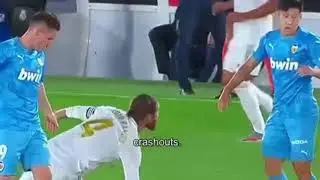 Football Foul moment #trending #youtubeshorts  #soccer #viral #trending