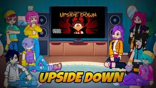 Kpop Demon Hunters React To UPSIDE DOWN || KDF Reacrt To UPSIDE DOWN|| Gacha Life 2.