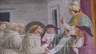Benozzo Gozzoli, Fresco cycle in Montefalco, View of the 2nd register of frescoes on the wall