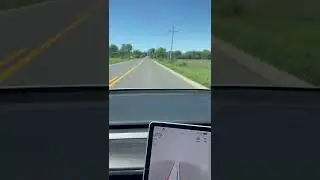 Tesla Full Self Driving Blowing a Stop Sign at Highway Speeds