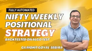 Nifty Positional Option Selling Strategy with Low margin. 100% Automated.