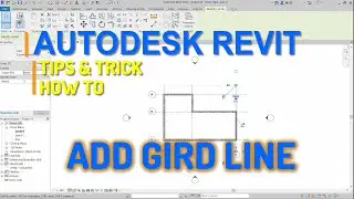Autodesk Revit How To Add Grid Lines