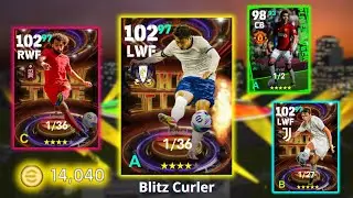 D&ugrave;ng 14,00 Coin SĂN CẦU THỦ SỞ HỮU SKILL BLITZ CURLER KHỨA L&Ograve;NG CỰC ẢO Trong eFootball 2024