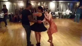 2016/10/7 Ernesto Bulnes, Denisse Cambria yi Ruth salsaton@Bailalo E&D welcome party