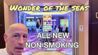 New Wonder of the Seas Expanded Non Smoking Casino Tour