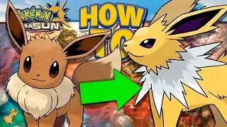 HOW TO Evolve Eevee into Jolteon in Pokemon Ultra Sun and Moon