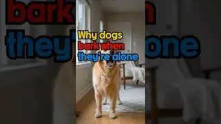 Why dogs bark when they&rsquo;re alone #dog #dogbehavior #separationanxiety #dogowners #shorts