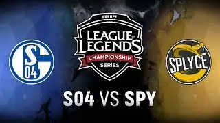 S04 vs. SPY - Week 6 Day 2 | EU LCS Spring Split |  FC Schalke 04 vs. Splyce (2018)