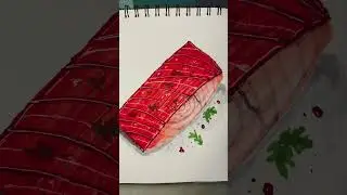 MarkerIllustration - Salmon #priyajsrtwork10 #drawing #markers #markerillustration #markerdrawing