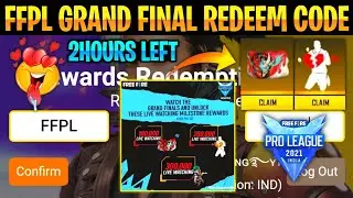 FFPL GRAND FINAL REDEEM CODE | FREE GLOOWALL/EMOTE REDEEM CODE TAMIL