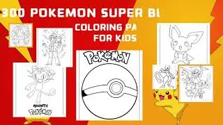 🔴 GOTTA COLOR 'EM ALL! 300 Pok&eacute;mon Mega Bundle (Canva Editable & KDP Ready!) #pokemon #coloringpages