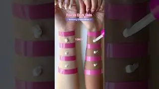 FACE TAN DROPS ON FAIR VS DARK SKIN✨ #cocoandeve #faketan #selftan #tanning #review
