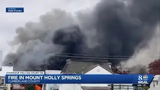 Extensive fire reported at Bretzman's Garage in Mount Holly Springs