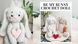 Be My Bunny Crochet Pattern - Free Pattern for Valentines or Easter