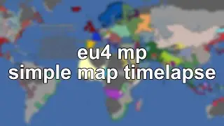 [eu4 mp] ene's revolution 2, 1540 photoshop timelapse