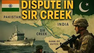 Sir Creek Dispute Explained | India vs Pakistan Border Conflict | Full Geopolitical Analysis 2025
