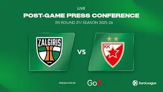 Žalgiris - Crvena Zvezda | Press Conference | EuroLeague 2025-26 Round 21